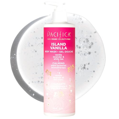 Pacifica Island Vanilla Body Wash with Aloe & Hyaluronic Acid - 12 Fl Oz