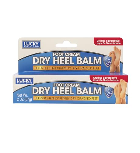 Lucky Super Soft Dry Heel Balm - Moisturizing Foot Cream (2 oz)
