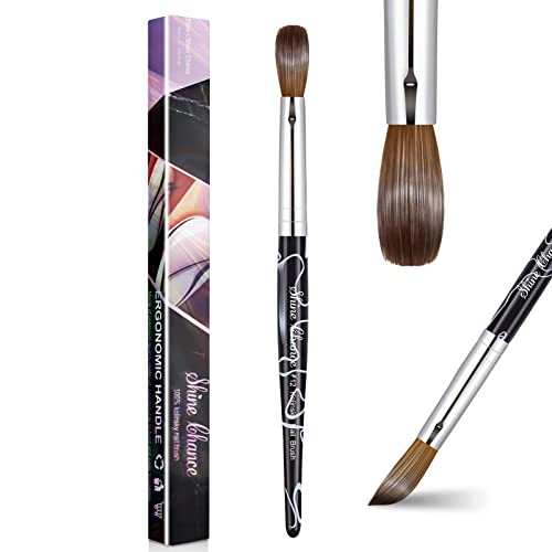 Professional Acrylic Nail Art Brush – Size 12 Kolinsky Hair