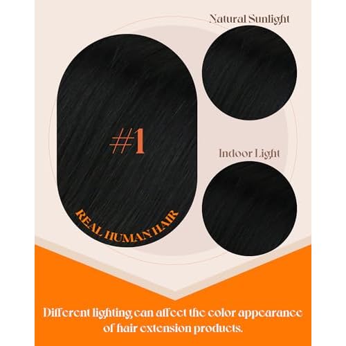 Sunny Hair I Tip Hair Extensions Real Human Hair, 22 Inch 50g Invisible Itips for Parties and Weddings, Black, Soft itips, for Women with Thick Hair Seeking Length Without Bulk, Easy to Maintain