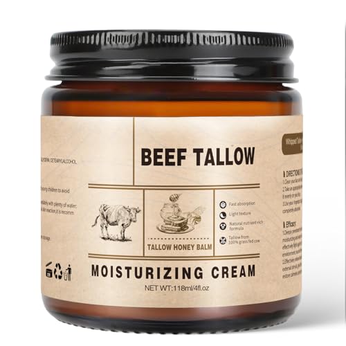Whipped Beef Tallow Balm for Face & Body Moisturizer - 4 Fl oz