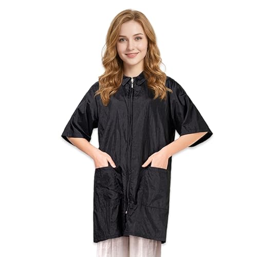 TOPTIE Professional Pet Grooming Apron - Lightweight Water-Repellent Jacket