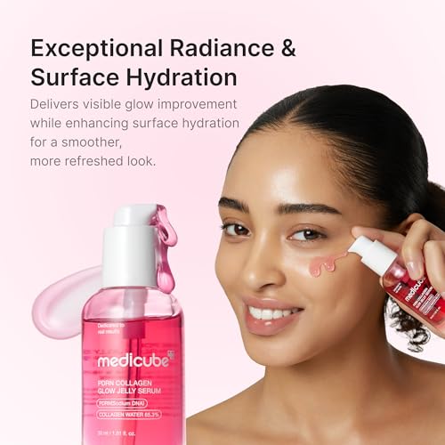 Medicube PDRN Pink Collagen Glow Jelly Serum with 65% Collagen
