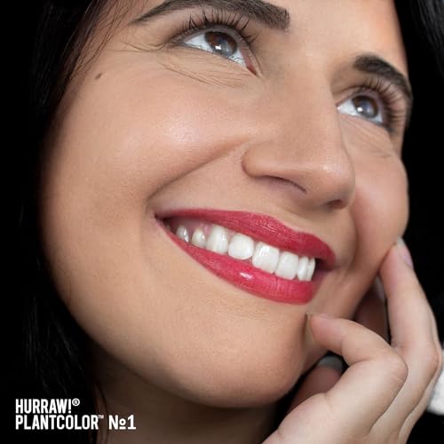 Hurraw! Plantcolor Vegan Lip Color №1 - Opaque Red Tinted Balm