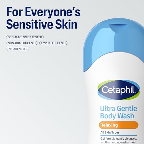 Cetaphil Ultra Gentle Body Wash for Sensitive Skin, 16.9oz