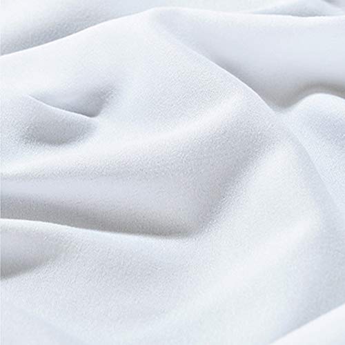 2-Pack White Elastic Edge Massage Bed Cover with Face Hole for Spa & Salon