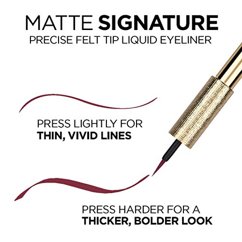 L'Oréal Paris Matte Signature Waterproof Liquid Eyeliner - Burgundy