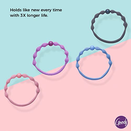Goody Ouchless Forever Hair Elastics for Fine Hair, 10 Ct