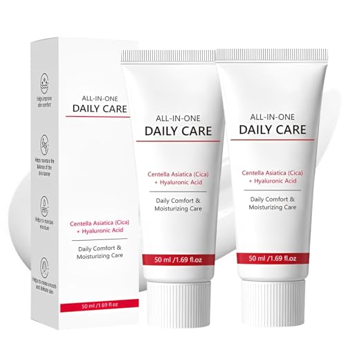 SILVIGO All-In-One Moisturizing Face Cream with Cica & Hyaluronic Acid - Gentle Hydration for All Skin Types