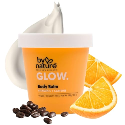 By Nature Glow Vitamin C & Caffeine Body Balm - Hydrating 6.8 oz