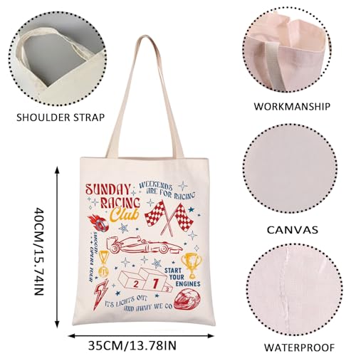 VAMSII Motorsport Tote Bag - Racing Aesthetic Team Gift