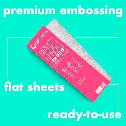 Colortrak Embossed Hair Coloring Foil Sheets, 5" x 16", 100 Count