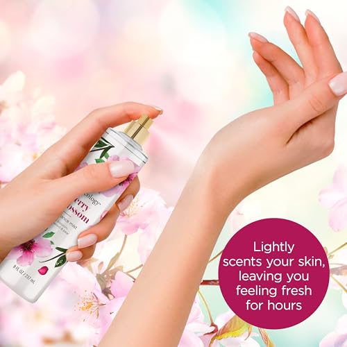 Bodycology Cherry Blossom Fragrance Mist – Long-Lasting 8 fl oz (Pack of 2)