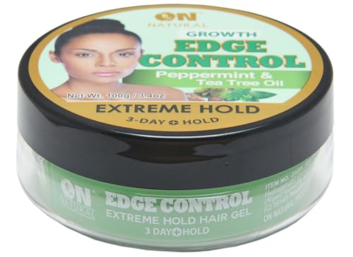 On Natural Edge Control Extreme Hold Peppermint & Tea Tree Oil 3.4oz