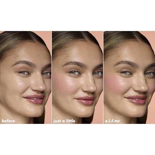e.l.f. Soft Glam Cream Blush Stick Pink On It - Buildable Natural Flush, 0.31 oz
