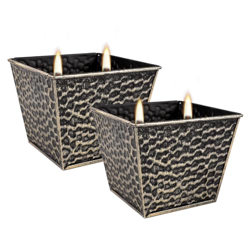 Citronella Candles 2-Pack - 12oz Scented for Indoor & Outdoor Use