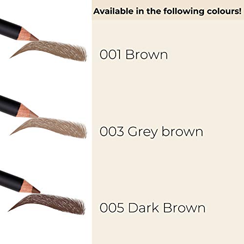 Gosh Eyebrow Pencil Grey Brown - Precise Eyebrow Makeup for Natural Look