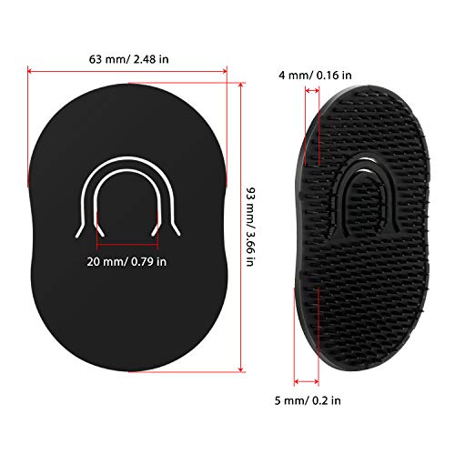 Boao 24 Pack Portable Palm Comb for Men Women Short & Curly Hair, Beard & Scalp Massage