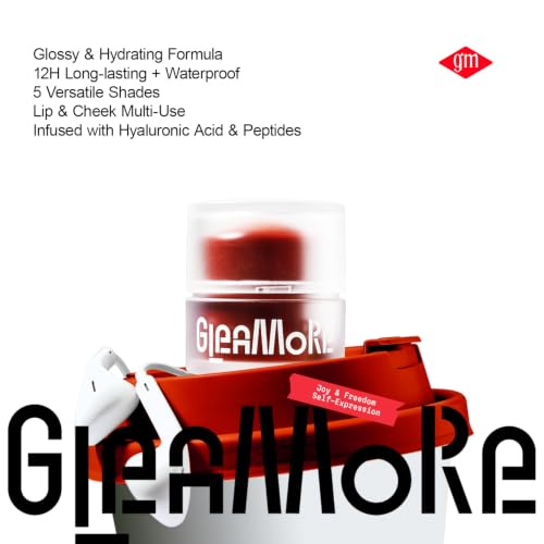 Gleamore Cherry Fizz Multi Stick & Keychain Set - Creamy Blush for Cheeks & Lips