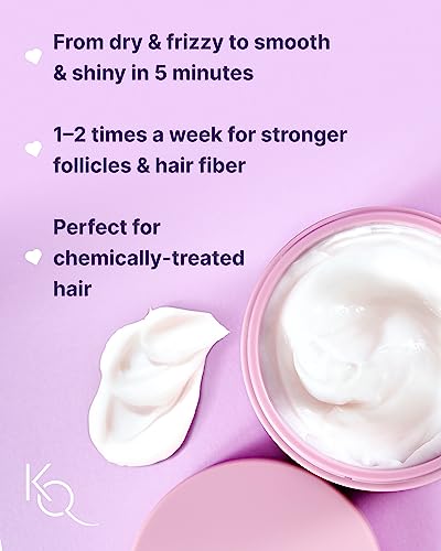Keranique Hair Mask - Deep Repair & Hydration for Dry Hair (0.5 Fl Oz, Pack of 4)