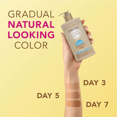 Jergens Natural Glow Hydra Gel Self Tanner - Fair to Medium Skin, 8.3 fl oz