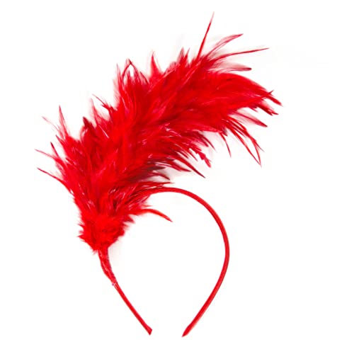 Vintage Feather Headband for Tea Party & Wedding Events