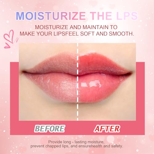 6 Colors Lip Gloss Set with Hydrating Shine & Non-Sticky Formula for Women