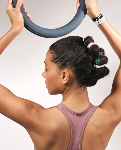 Goody Sport Seamless Hair Elastics - 8 Pack, Silicone Grip for Active Lifestyles