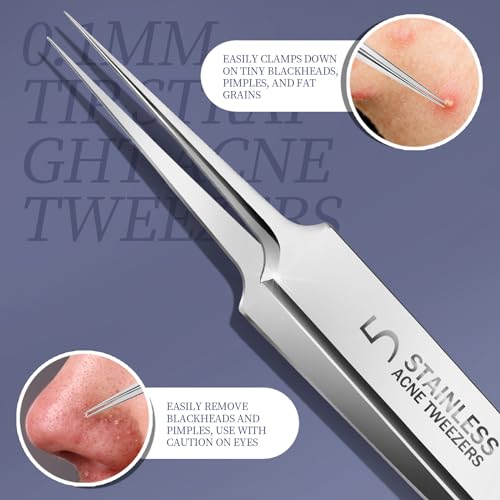 Teenitor 7-Piece Blackhead Remover Tool Kit - Surgical Grade Acne Extractors