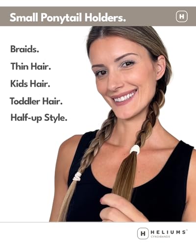 Heliums No Damage Mini Hair Ties - Medium Blonde, 30 Count