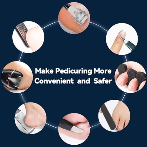 Wea&Hea 17-in-1 Electric Callus Remover Kit with 3 Roller Heads — 2-Speed, USB Rechargeable, IPX6