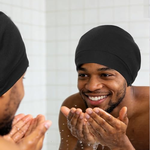 Adjustable Satin Bonnet for Curly Hair - Slouchy Sleep Cap
