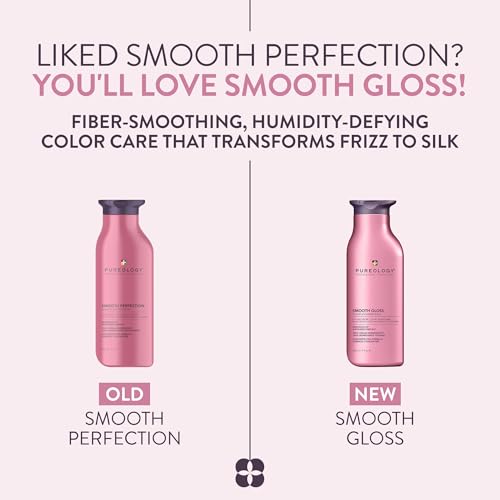 Pureology Smooth Gloss Shampoo for Frizz-Prone Hair - Sulfate-Free