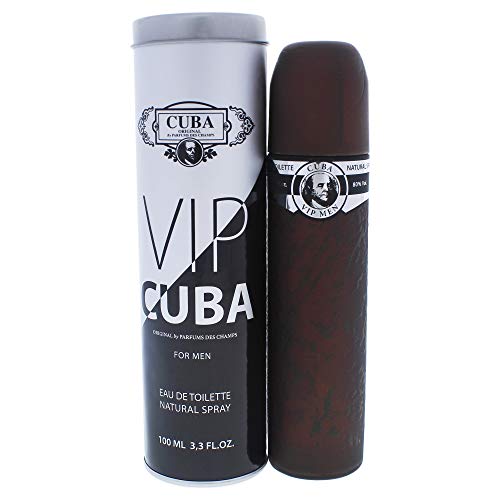 Cuba VIP Eau de Toilette Spray for Men, 3.3 Oz Fragrance