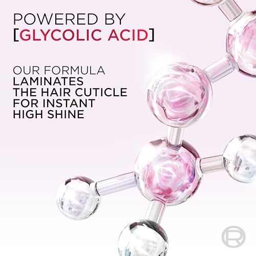 L'Oreal Paris Elvive Glycolic + Gloss Shine Boosting Shampoo and Conditioner Set, Cleanses and Smooths Dull, Porous Hair Into High-Shine, Glossy Hair, 56 Fl Oz Set