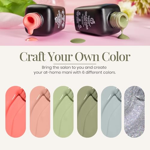Beetles Gel Polish Set - 6 Colors Southern Belle Glitter Collection
