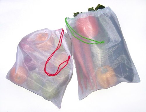 CYMA 6 Pack Reusable Mesh Produce Bags - Durable & Machine Washable