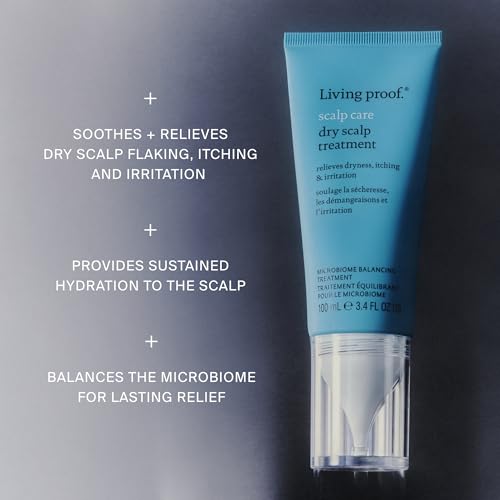 Living Proof Scalp Care Dry Scalp Treatment ? Soothes Flaking, Itching, Hydrates, Balances Scalp Microbiome, Lightweight Fast-Absorbing Formula, 3.4 oz