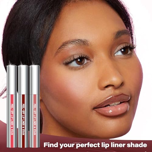 Cilrofelr Peel Off Lip Liner Stain - Long Lasting, Waterproof, Matte Finish (N-Nude Pink)