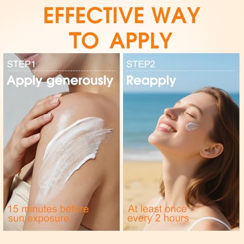 Beef Tallow Sunscreen SPF 50 - Mineral Lotion, Non-Greasy & Water-Resistant