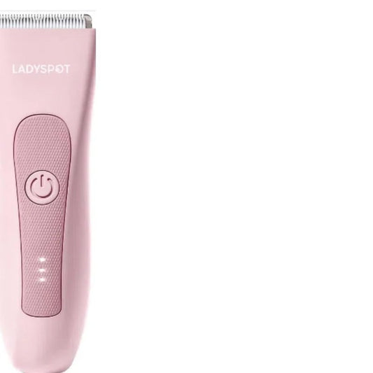 Electric Shaver for Women, Women Shaving & Grooming Sets, with 3 Guard and Replaceable Ceramic Blade Heads, LADYSPOT™ Pubic Hair Trimmer Bikini Trimmer Grooming Kit Sets-(Pink)