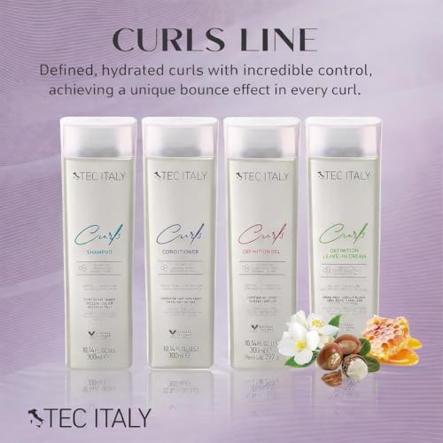 Tec Italy Moisturizing Curl Shampoo for Curly Hair - 10.14 fl oz