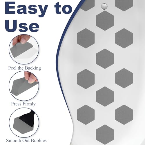 Gecork 28PCS Non-Slip Shower Stickers - Durable & Easy to Install