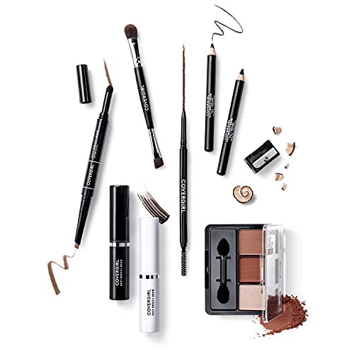 Covergirl Easy Breezy Brow Volumizing Gel 0.16 Fl Oz - Clear, 24-Hour Hold, Argan Oil & Biotin, Cruelty-Free