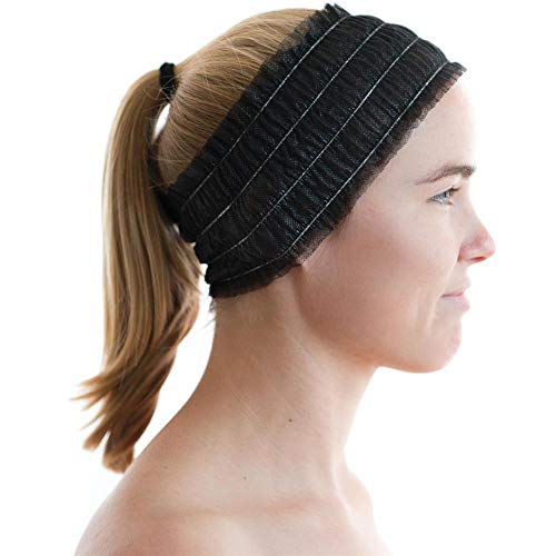 100 Disposable Facial Spa Headbands - Soft & Adjustable
