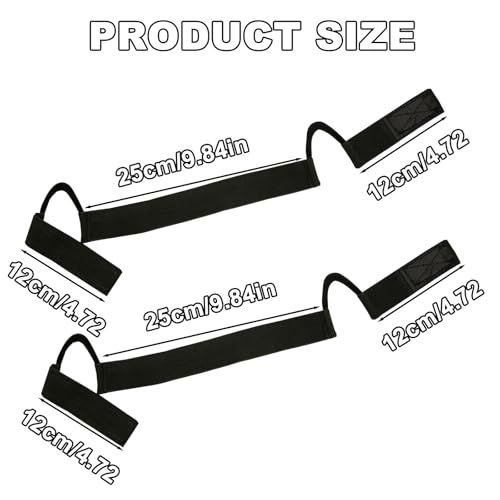 HINGTAI Black Double-Sided Velvet C-Shaped Wig Band - 2 Pcs