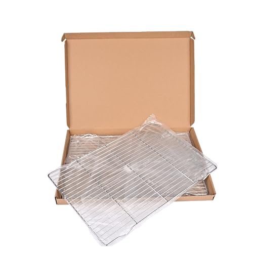 Heavy Duty Stainless Steel Cooling Racks - 2 Pack, 10x15 Inch