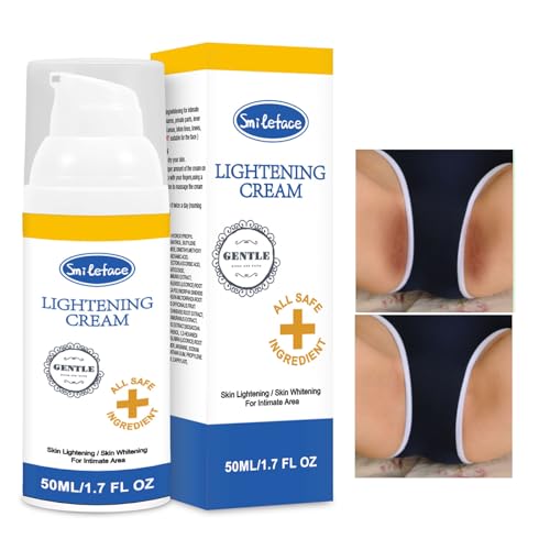 SMILEFACE Skin Lightening Cream for Private Parts, Underarms & Dark Spots