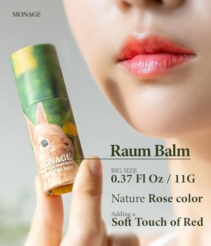 MONAGE Raum Tinted Lip Balm - Organic & Moisturizing Lip Care