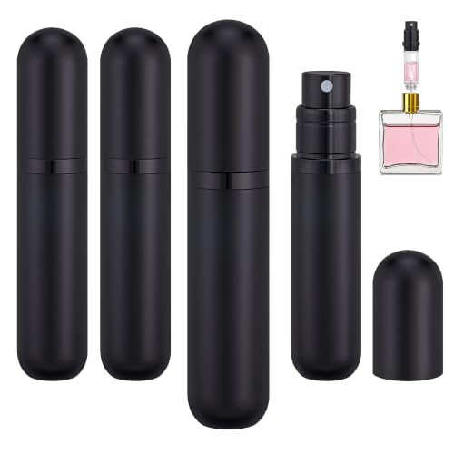 Boxicok 5ml Refillable Perfume Atomizer Spray Bottle - 3 Pack Travel Set